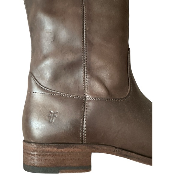 Frye Melissa Button 2 Boots Brown Women’s Size 8 Riding Tall Boots - Picture 5 of 12